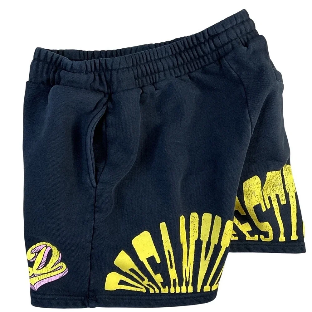 Dreamville Festival Mens M Heavyweight Fleece Sweat Shorts Onyx Black 5 Inseam